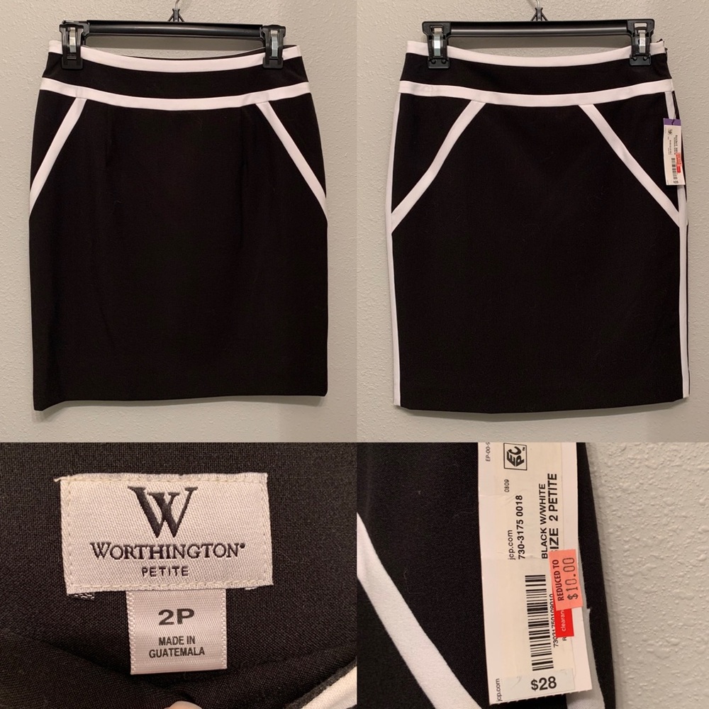 Black and White Skirt